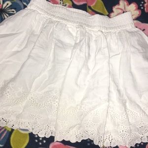 Eyelet skirt